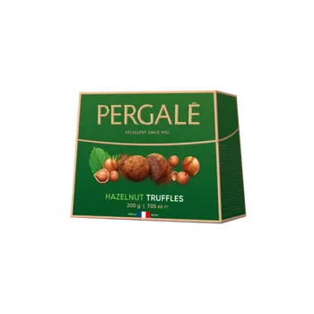 Čokoláda Bonboniéra Pergalē Truffles 200 g OŘÍŠEK (příchuť classic (kakaové))