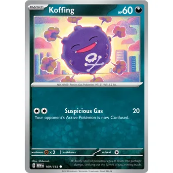 Sběratelská karetní hra Pokémon TCG Koffing 109/165
