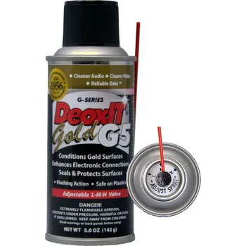 Hi-Fi systém DeoxIT® GOLD G5 Spray 5% roztok. Čistič zlacených kontaktů