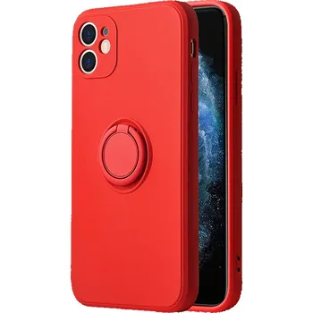 Pouzdro na mobilní telefon Kryt Vennus s prstýnkem pro Iphone 13 Mini červený