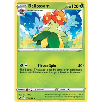 Sběratelská karetní hra Pokémon karta Bellossom 003/159 - Crown Zenith