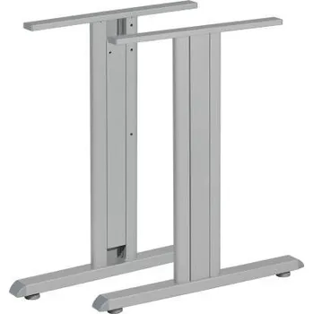 Stolová podnož MILADESIGN G2 ST202S podnož středová stříbrná (MILADESIGN G2 ST202S podnož středová stříbrná)