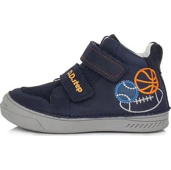 Chlapecké polobotky Chlapecká kožená obuv D.D.step A040-357 (Moderní teniskový design)