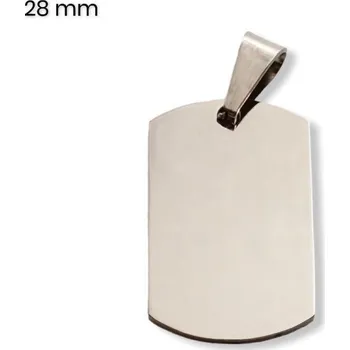 Přívěsek Zlatnictví Helios Destička na rytí chirurgická ocel