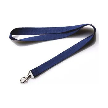 Klíčenka na krk s karabinou Promex 2 cm - navy