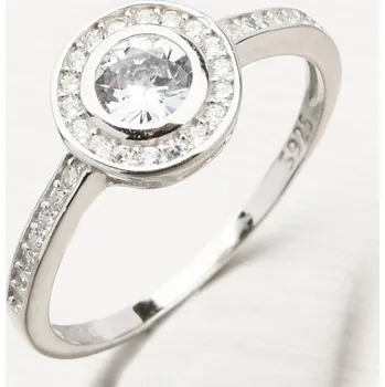 Prsten Dámský prsten stříbro 925 zirkon GST-11234 velikost 51