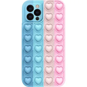 Pouzdro na mobilní telefon Pouzdro Heart Pop It pro Iphone 13 Pro Max color 1