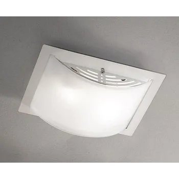 LineaLight Nástěnné a stropní svítidla Met Wally 539BRA881 bílé 25×33cm