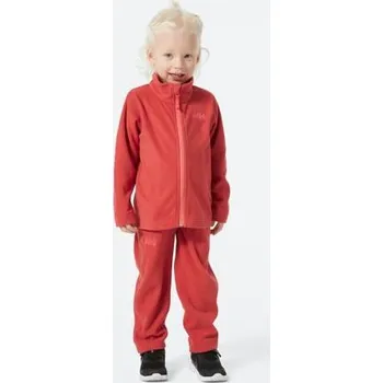 Dětský fleecový set mikiny a tepláků Helly Hansen - poppy red velikost 92