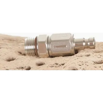 Rychlospojka samec se zpětným ventilem QDM-CV-YM, OMNISWIVEL