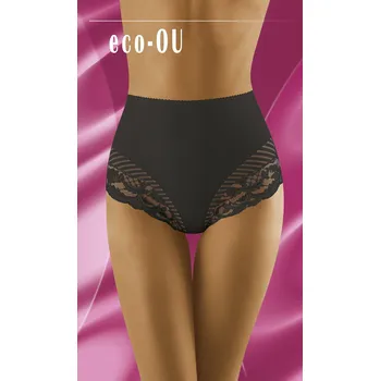 Kalhotky Dámské kalhotky Eco-OU černé - Wolbar, černá 2XL i10_P43877_1:2013_2:372_