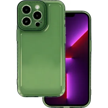 Pouzdro na mobilní telefon Pouzdro Crystal Diamond 2mm pro Iphone 13 Pro Max Transparent green