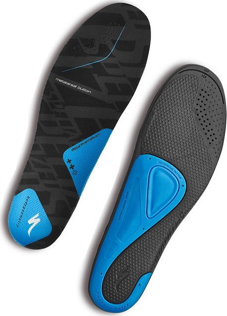 Vložky do bot Specialized Sl Footbed ++ modré Velikost vložky: 38-39 Pro středně vysokou klenbu