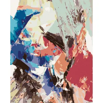 Hračka Diamondi Diamantové malování - BAREVNÁ ABSTRAKCE Rozměr: 40x50 cm, Rámování: bez rámu a bez vypnutí plátna