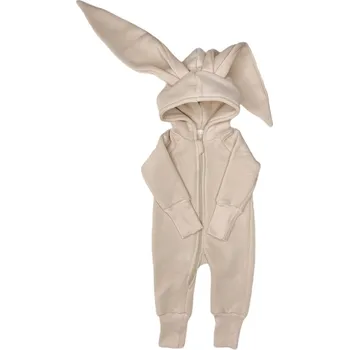 Kojenecký overall Mimilove Dětský zateplený overal králíček 18-36m. Světle béžovy