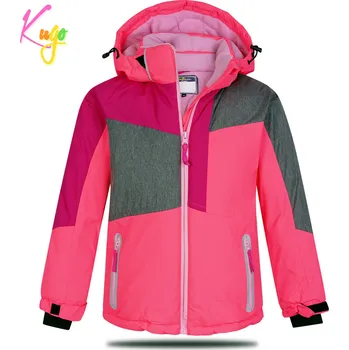 Dívčí zimní bunda - KUGO PB3888, růžová Barva: Růžová, Velikost: 98