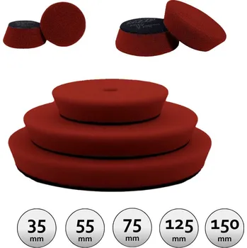 Autolak ZviZZer Thermo Pad Red - červený leštící finišovací koutouče Na průměr unašeče: 125 mm