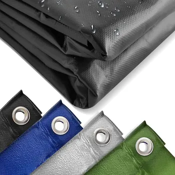 Krycí plachta JAGO Plachta 650 g/m², hliníková oka, černá, 4 x 3 m