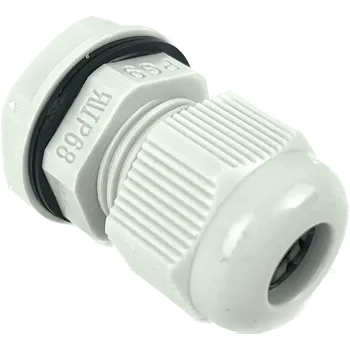 kabelová chránička WAPRO Kabelová vývodka PG9, šedá