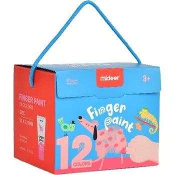 Mideer Dětská sada prstových barev - 12 barev
