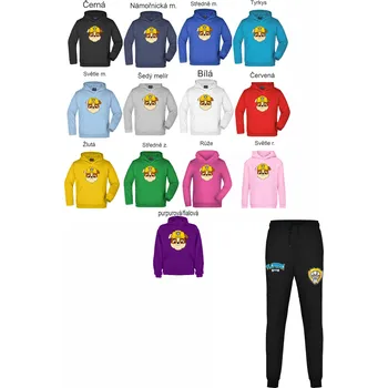 Tepláková souprava Rubble Tlapková Patrola Barva: Tyrkys, Velikost: S