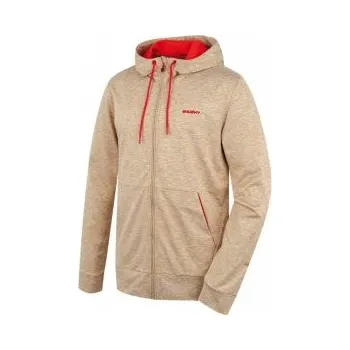 Pánská mikina Husky ALONY M beige XXXL; Žlutá mikina + DÁREK DLE VÝBĚRU!