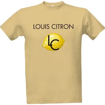 Tričko s potiskem LOUIS CITRON pánské