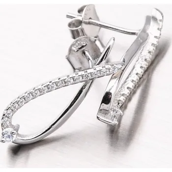 Náušnice Dámské náušnice stříbro 925 zirkon UPST-121879