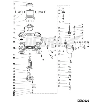 Ložiskové ústrojí DEDRA XDED7929.56