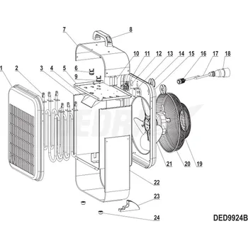 Elektromotor Elektromotor BGP1402-09 55W 400V DEDRA XDED9924B.20