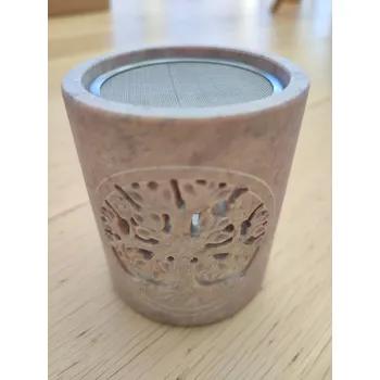 Aroma lampa Vykuřovací pícka - STROM ŽIVOTA - šedorůžová Barva: Šedo-růžová s kresbou