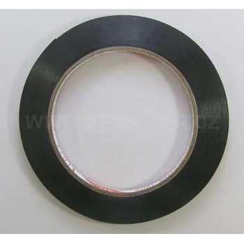 lepící páska oboustranná černá 5mm 10m 0,5mm