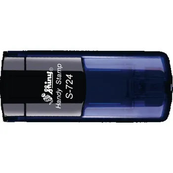 Razítko Kapesní razítko Shiny S-724 Handy Stamp, vlastní text 58 x 25 mm *Barva strojku: Modrá transparentní