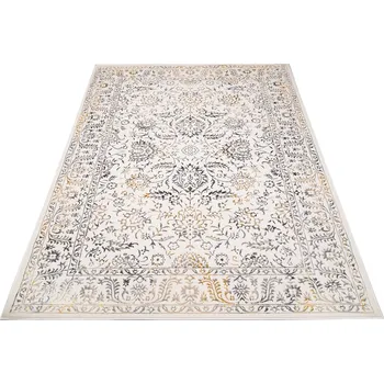 Koberec Moderní koberec Golden - orient 2 - krémový/zlatý Rozměr koberce: 80x150 cm