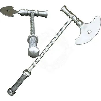 Sekera Richard Havlín Dekorační sekera s točeným kovovým topůrkem a trojlistem