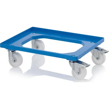 paleta Přepravní podvozky kompaktní s polyamidovými kolečky 61,6 x 41,6 x 17,2 cm - Nebeská modrá - Nebeská modrá - materiál: ABS - RO 64 PAX FE-5015