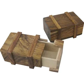 Šperkovnice SEA Club Dřevěná truhlice bedýnka 7,5x5x3,5 cm