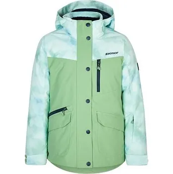 Dětská zimní bunda Ziener Anoki Jr - pastel green velikost 104-110