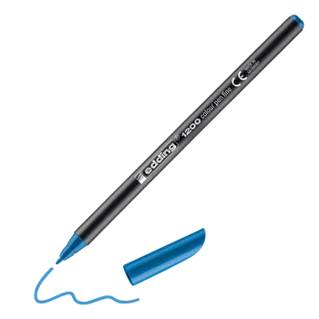 Fix EDDING 1200 na papír, světle modrý