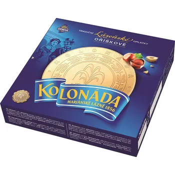Cukrovinka Opavia Kolonáda Lázeňské oplatky oříškové krabice 175 g