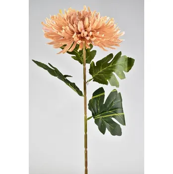 umělá květina Chryzantéma hvězdicovitá starorůžová 70 cm