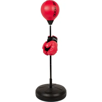 Boxovací pytel My Hood Boxovací míč dětský 126-146 cm červený/černý + rukavice, pumpička