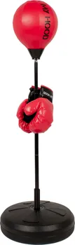 Boxovací pytel My Hood Boxovací míč dětský 126-146 cm červený/černý + rukavice, pumpička
