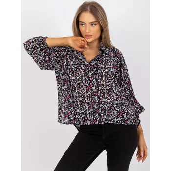 Dámská halenka Halenka CHA BZ 023Q7O 63M19 černá a růžová FPrice, S i523_2016103195701