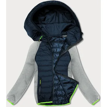 Dámská cargo bunda Sportovní bunda s kapucí J.STYLE - šedá, odstíny šedé S (36) i392_22108-46