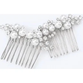 Ozdoba do vlasů Elegantní svatební/plesová ozdoba do vlasů (hřebínek s bohatým zdobením 2 ks) Barva: 12