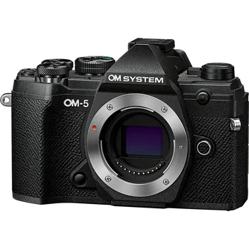 Kompakt s výměnným objektivem Olympus OM-5 tělo černé