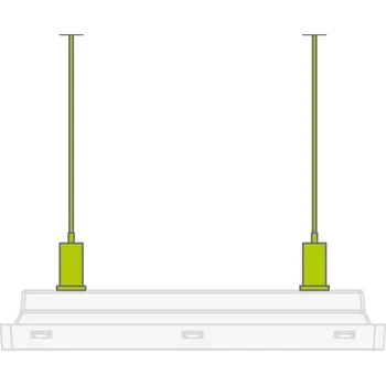 Příslušenství pro LED osvětlení Sada lanek pro nouzové svítidlo Vella LED pro instalaci zavěšením