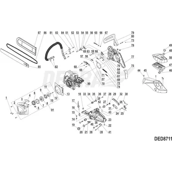 Vzduchový filtr Vzduchový filtr DEDRA XDED8711.47