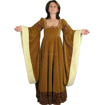 Karnevalový kostým Lencera Hnědé Šaty zdobené